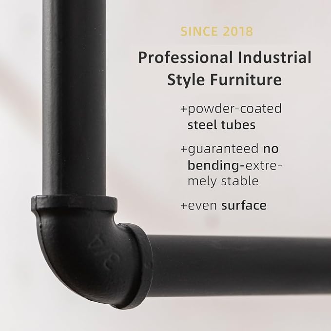 Industrial Pipe Clothing Rack - Image 4