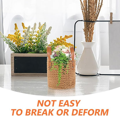 DOITOOL Cotton Rope Woven Basket Sundry Storage Bin - Image 6