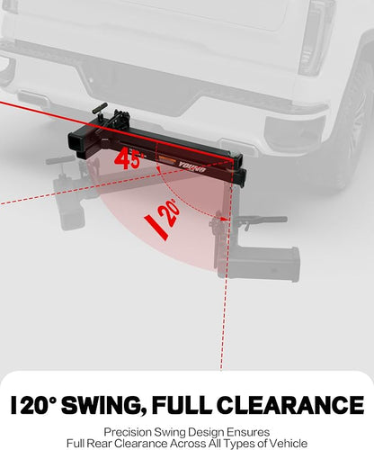 Young 250LBS Swing Away Hitch for Bike Rack and Cargo Carrier Basket - Image 4
