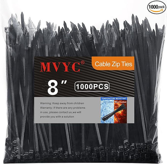 Zip Ties, Heavy Duty Cable and Wire Ties by SyncYourLifeWithMVYC
