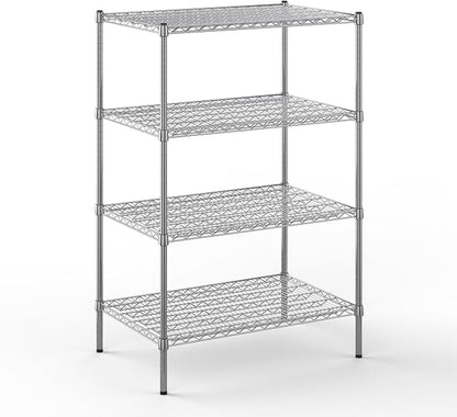 24" Deep x 36" Wide x 54" Height Wire Shelving Kit | 4-Tier | NSF Commercial by Regal+Altair
