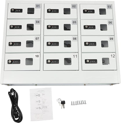 12 Slot Cellphone Charging Station Cell Phone Locker - Image 7