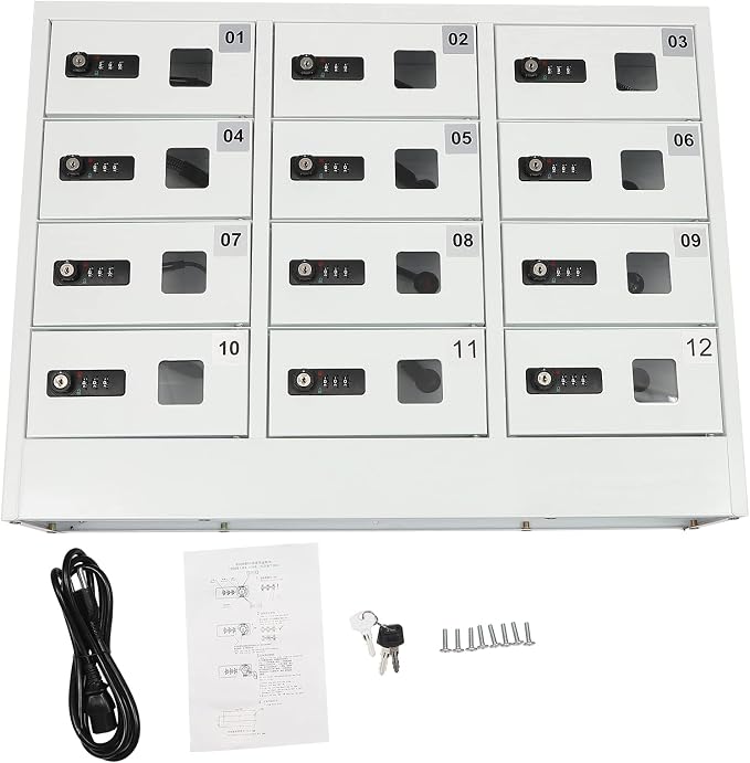 12 Slot Cellphone Charging Station, Locker Charging Station - Image 9
