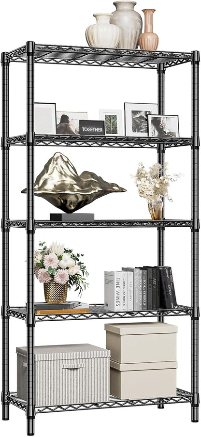 1250 lbs 5 Tier Shelf Metal Storage Shelves Shelving Wire Rack Heavy Duty - Image 8