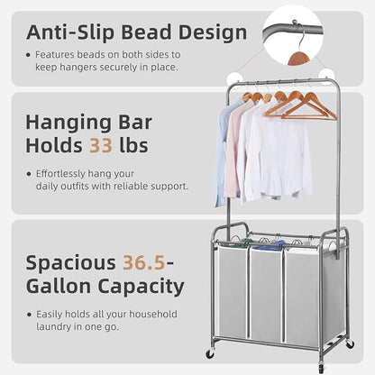STORAGE MANIAC 136L Laundry Sorter - Image 4