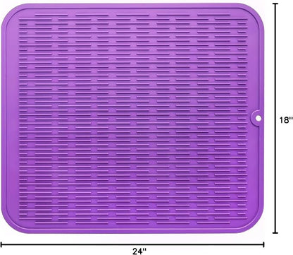 Silicone Dish Drying Mat for Multiple Usage, Easy clean, Eco-friendly, - Image 9