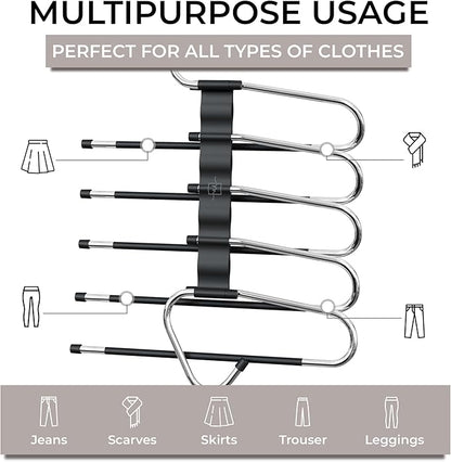 MORALVE Pants Hangers Space Saving - Image 7