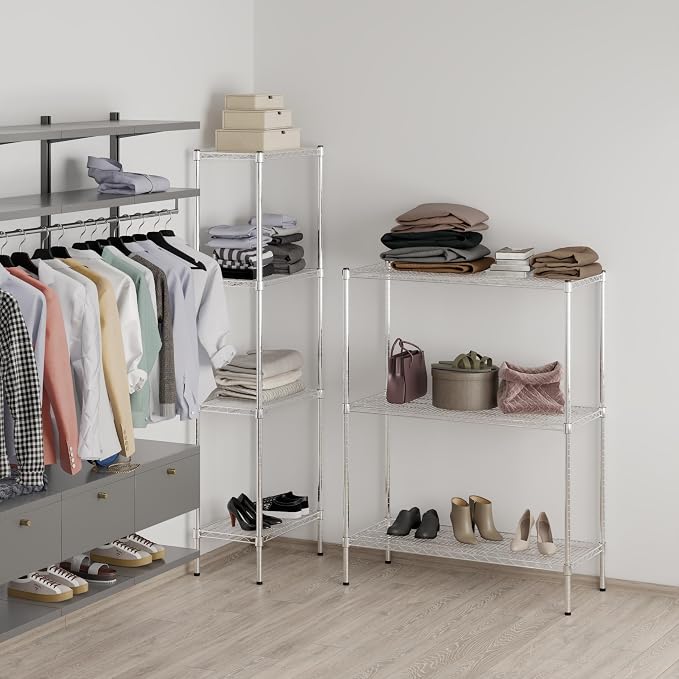 18" Deep x 42" Wide x 54" Height Wire Shelving Kit | 3-Tier | NSF Commercial - Image 6