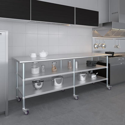 AmGood Stainless Steel Work Table - Image 9