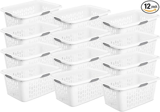 Sterilite Laundry Basket, Plastic Clothes Hamper, Large Rectangle Bin by Sterilite