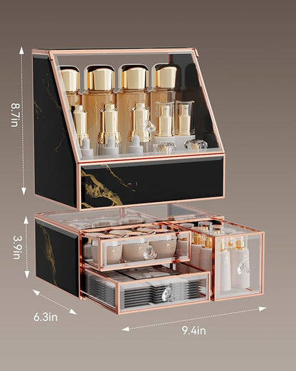 Makeup Organizer for Vanity, Skincare Holder for Bathroom Countertop, Cosmetic - Image 6