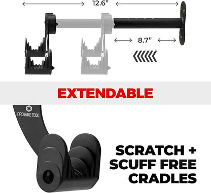 PRO BIKE TOOL Bike Rack Garage Wall Mount - Image 3