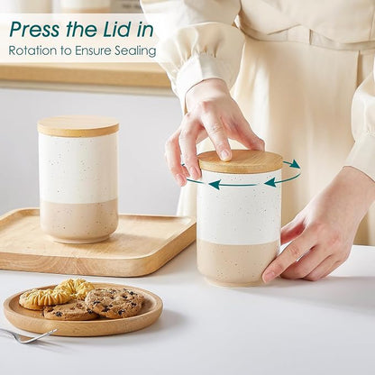 vancasso Sabine Ceramic Canister Set - Image 5