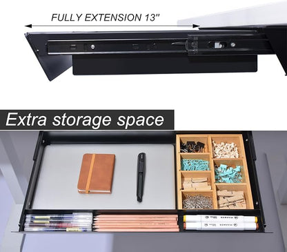 Large Under Desk Mounted Sliding Drawer - Image 3