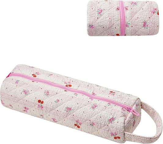 Quilted Hair Tools Travel Bag，Hair Styling Accessories Storage Case by RSRSLEII
