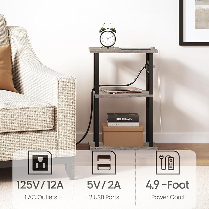 TUTOTAK Small Narrow Side Table - Image 6