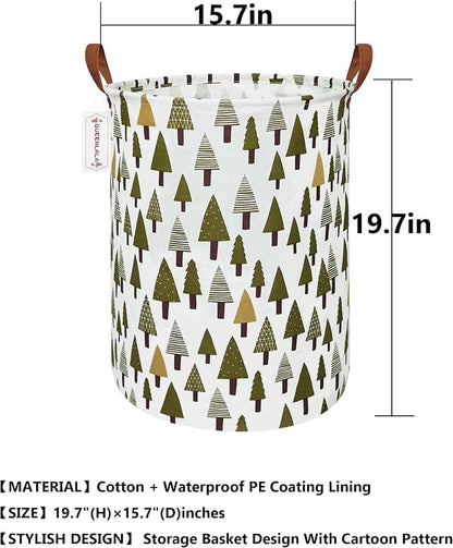 QUEENLALA Large Storage Basket, Laundry Hamper/Bathroom/Home Decor/Collapsible - Image 2