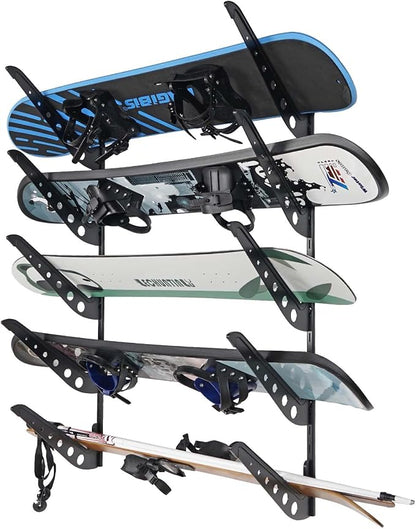 Snowboard Wall Racks, Adjustable Storage Rack by JUSTOOP