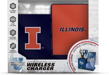 SOAR NCAA Unisex Cell Phone Wireless Charging Stand and Desktop Organizer - Image 2