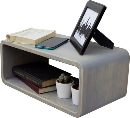 Floating Nightstand Wooden, Bedside Table, Nightstand Shelf, Wall Mounted by Woodches