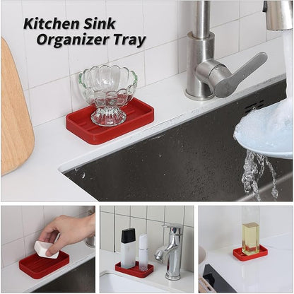 Silicone Kitchen Sink Organizer Tray - Image 4