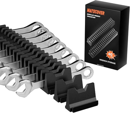 40PCS Modular Wrench Organizer Wrench Holder by Matscover