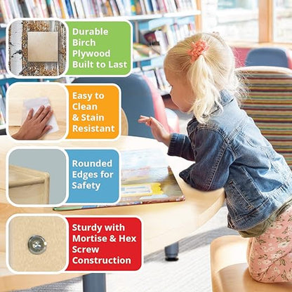 Contender Birch 25 Cubby Tray Cabinet - Image 5