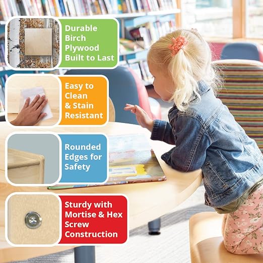 Contender 25 Block Storage Cabinet and Orange Bins, Wooden Toy Organizer - Image 5