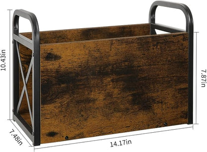 YINMIT Magazine Holder, Magazine Rack Floor, Magazine Storage Basket, Folder - Image 6