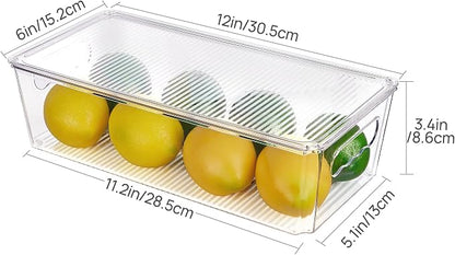 Vtopmart 8pcs Clear Organizers and Storage Bins - Image 2