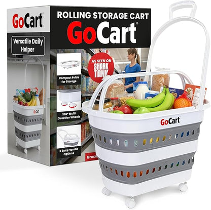 dbest Products Folding Gocart Laundry Basket by dbestproductsInc