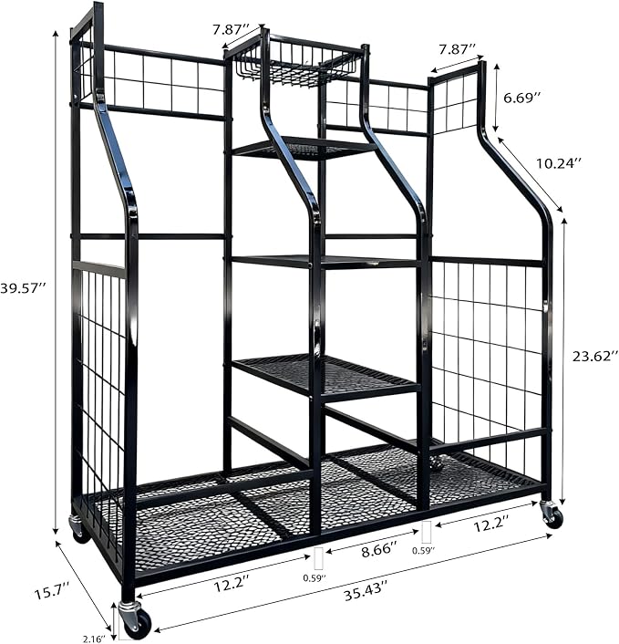 Golf Bag Storage Organizer Stand - Image 2