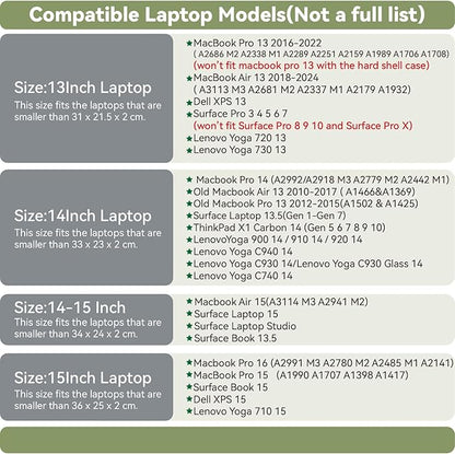 PU Leather Laptop Sleeve - Image 2