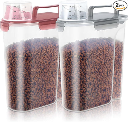 5Lbs/6Qt Airtight Pet Storage Container by LEAWALK