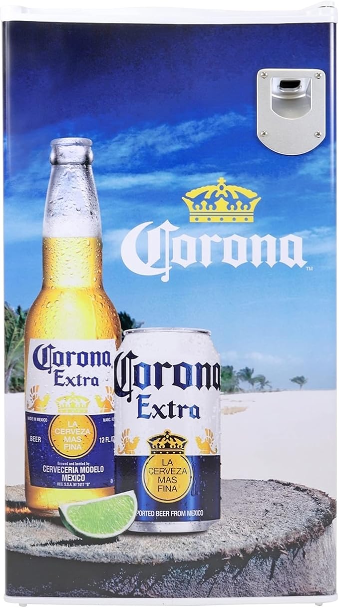 Corona Compact Fridge with Bottle Opener, 90 L/ 95 Quart 3.2 Cubic Foot - Image 2