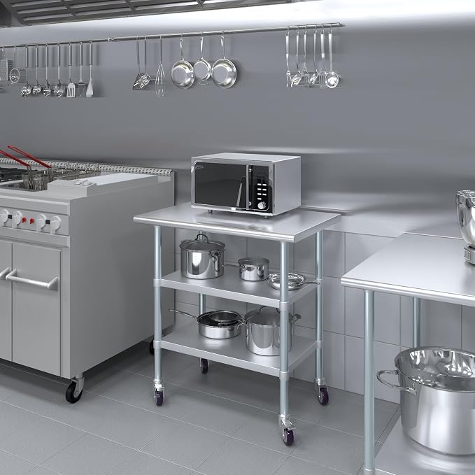 AmGood Stainless Steel Work Table - Image 5