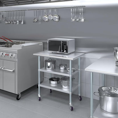 AmGood Stainless Steel Work Table - Image 5