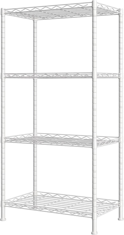 HOMEFORT 4-Shelving Unit, Adjustable Wire Shelving, Metal Wire Shelf Rack by HOMEFORT