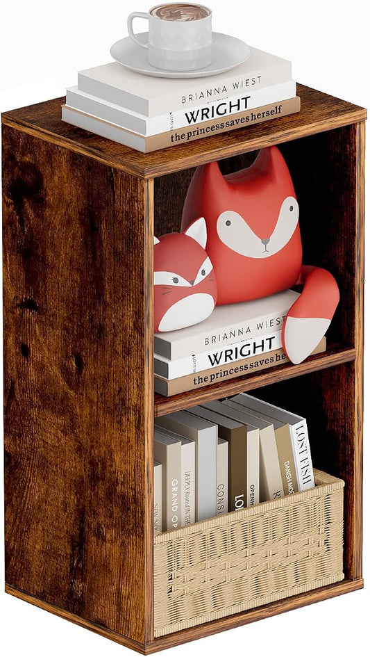 Book Shelf, Wooden Cube Storage Organizer by Unknown