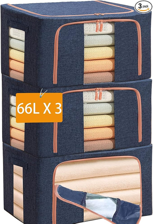 Large Storage Bags, Foldable Storage Bins by SWEERI