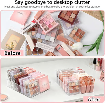 Makeup Organizer for Eyeshadow Palette and Lipstick Organizer, 7 Section - Image 5