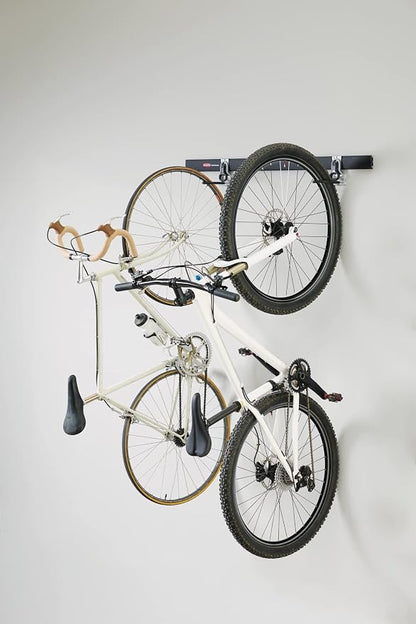 Rubbermaid FastTrack Garage Storage Bike Storage Kit, 3 Piece, All in One Rail - Image 8