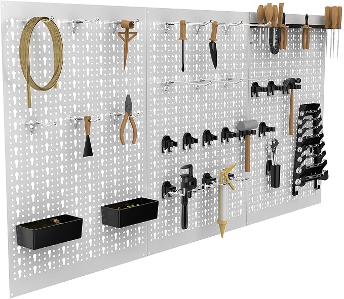 TORACK 3 PCS Metal Pegboard Panels - Image 4