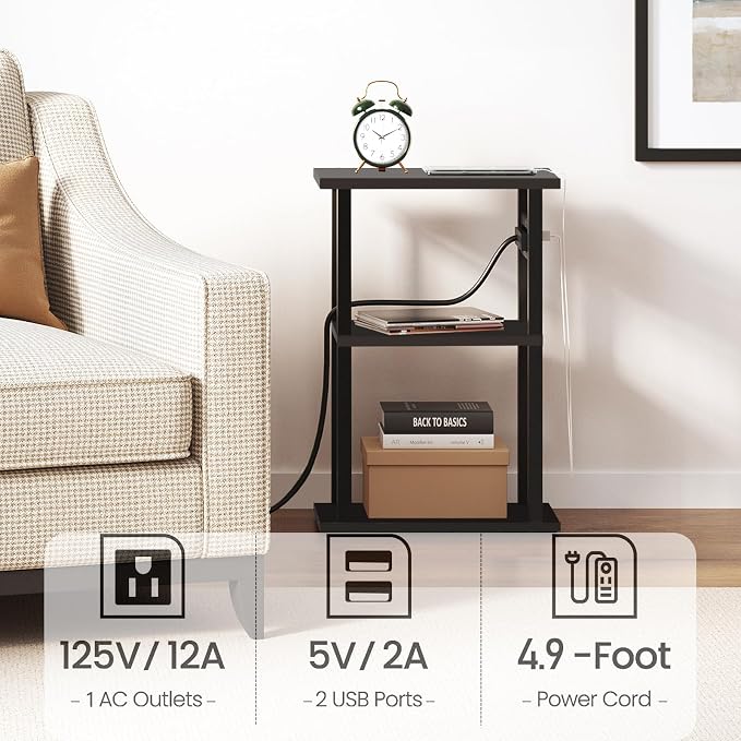TUTOTAK Small Narrow Side Table - Image 6