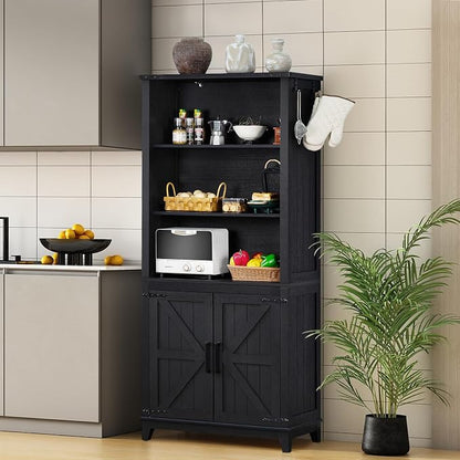 70in Tall Bookshelf 5 Tier Bookcase - Image 5