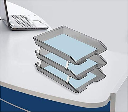 Acrimet Facility 3 Tier Letter Tray, Front Load, Letter Size/A4, Desktop File - Image 3