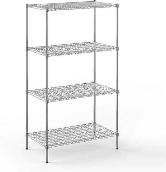 24" Deep x 42" Wide x 74" Height Wire Shelving Kit | 4-Tier | NSF Commercial by Regal+Altair