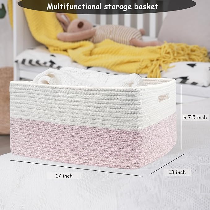 COMFY-HOMI 3 pcs Large Storage Baskets - Image 3