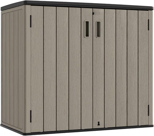 KINYING Outdoor Horizontal Storage Sheds, Outdoor Storage Cabinet Waterproof by KINYING