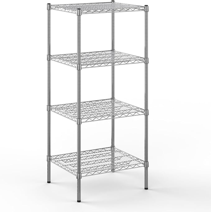 21" Deep x 24" Wide x 54" Height Wire Shelving Kit | 4-Tier | NSF Commercial by Regal+Altair
